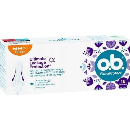o.b. Extra Protect Super tampon 16 db (3574661626062) (kOB069)