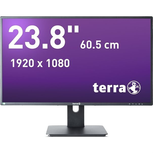TERRA 3030250 computerskærm 60,5 cm (23.8") Fuld HD Sort