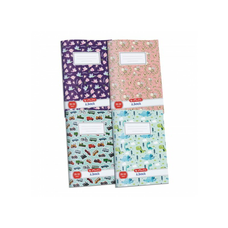 Herlitz Boys/girls 32 lapos A5 sima füzet - Többféle (09091067)