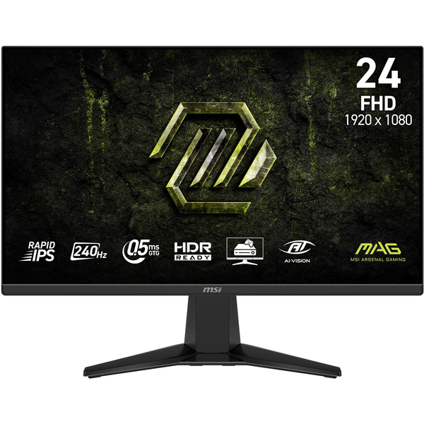 MSI MAG 245F X24 computerskærm 60,5 cm (23.8") 1920 x 1080 pixel Fuld HD LCD Sort