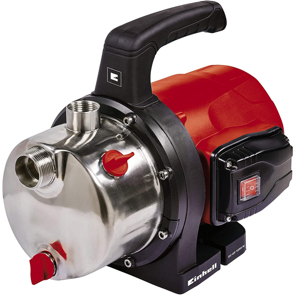 Pompa de gradina, Einhell, GC-GP 1250 N, 1200 W, 5000 l/h, inaltime de livrare 50 m, 5,0 bar