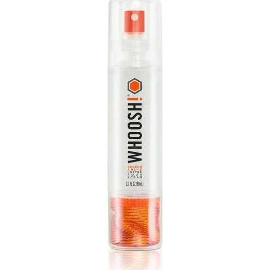 WHOOSH! Grab GO Kijelző Tisztító Spray Törlőkendővel - 80 ml (WH-1FG80ENFR)