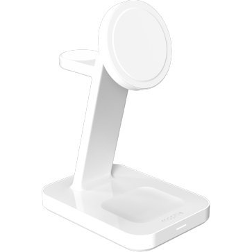 mophie Snap+ 3-in-1 Wireless Charge Stand Headset, Okostelefon, Okosóra Fehér USB Vezeték nélkül tölthető Gyorstöltés Beltéri (401314108)