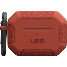 Pouzdro Urban Armor Gear pro Apple AirPods Pro 2, oranžové