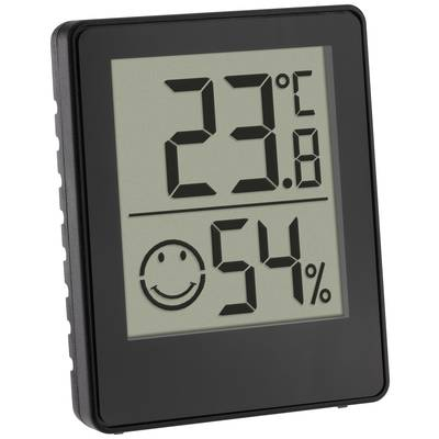 TFA Dostmann Digitales Thermo-Hygrometer Hőmérséklet- és légnedvesség mérő Fekete (30.5039.01.03) (30.5039.01.03)