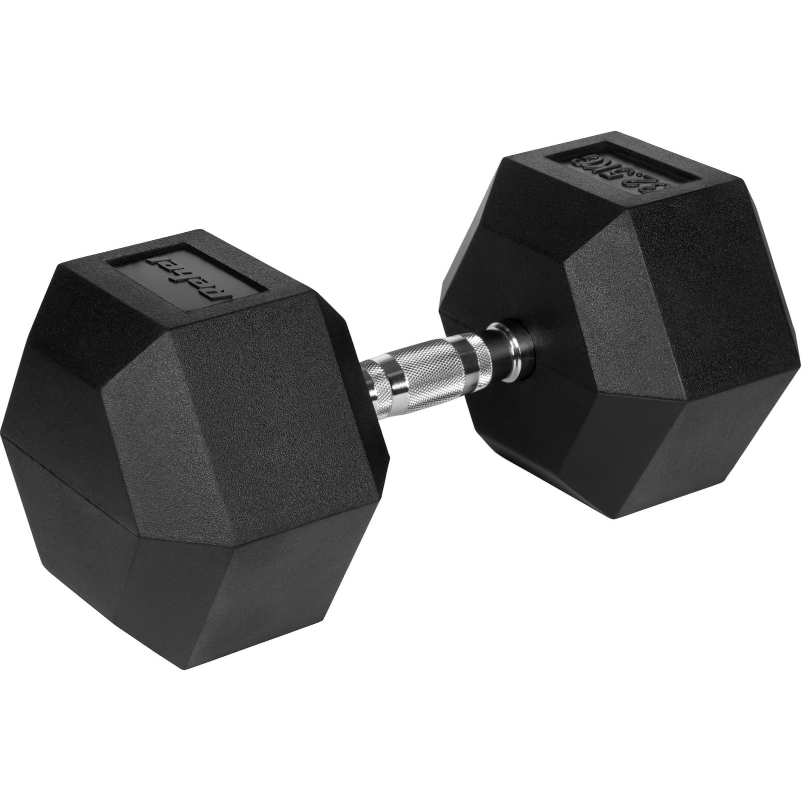 Hex Gumírozott Öntöttvas Súlyzó 32,5 kg Rebel Active (RBA-2325-32.5)