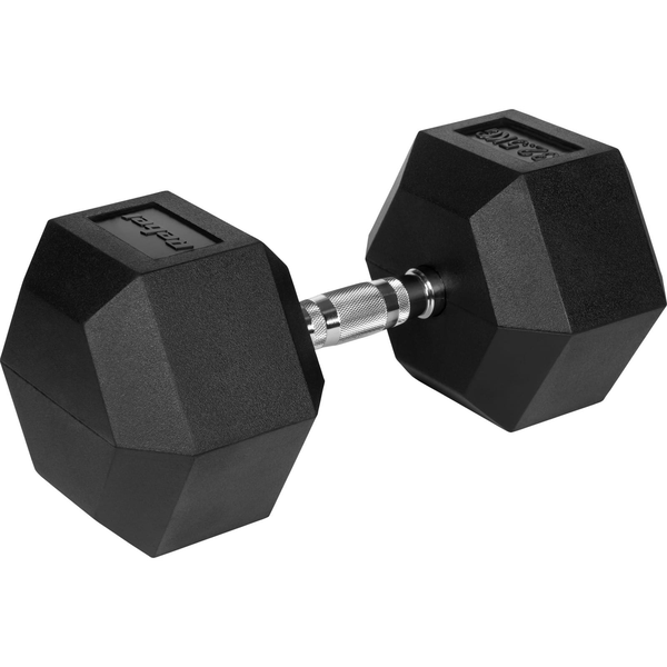 Hex Gumírozott Öntöttvas Súlyzó 32,5 kg Rebel Active