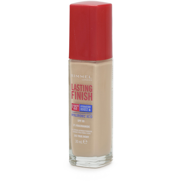RIMMEL LONDON Lasting Finish 35H Hydration Boost SPF20 103 True Ivory 30ml