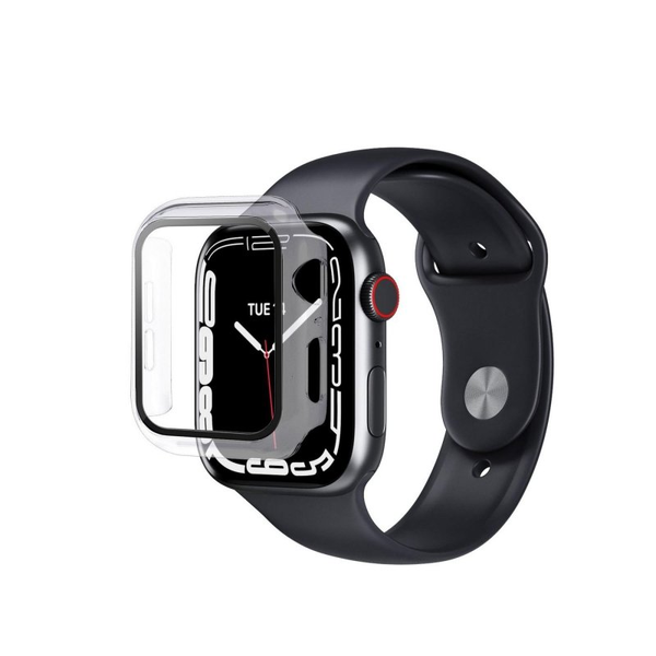 eSTUFF Titan Shield Full Body Apple Watch Series 7 / 8 Kijelzővédő üveg - 45 mm