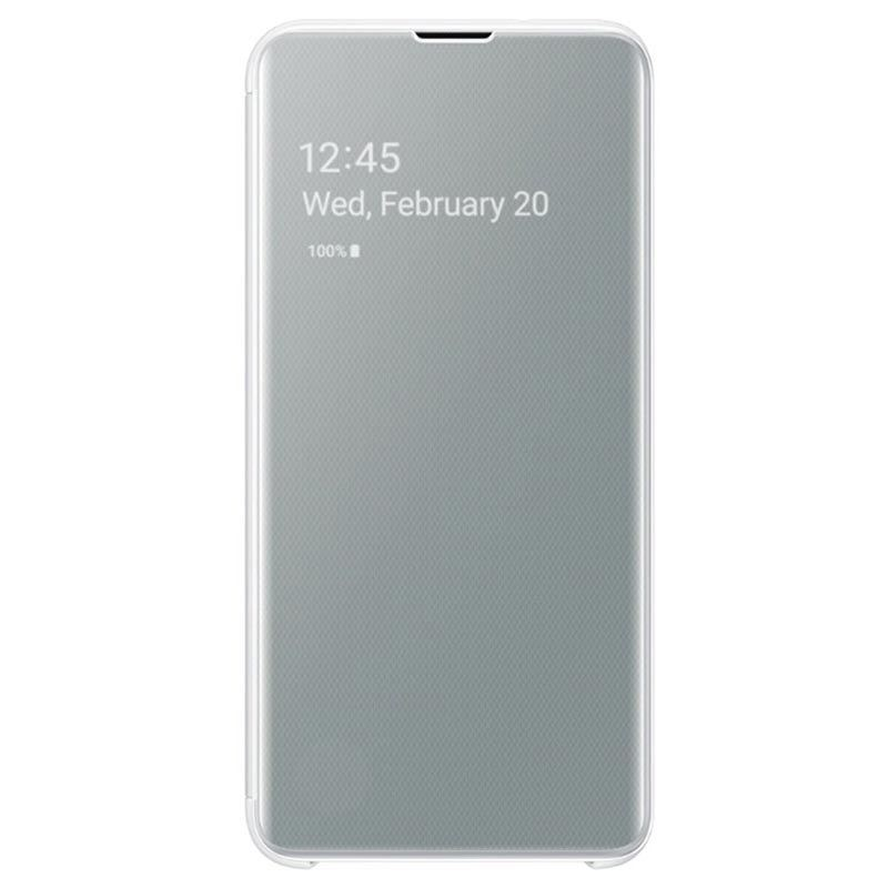 Samsung Clear View Cover Galaxy S10e átlátszó View tok fehér (EF-ZG970CWEGWW) (EF-ZG970CWEGWW)