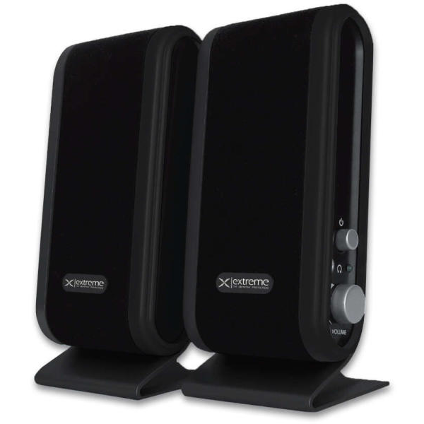 Тонколони, 2.0 Extreme Fusion, Съвместими с PC / Mac, USB свързаност и 3,5 мм жак, Контрол на силата на звука, Вход за слушалки