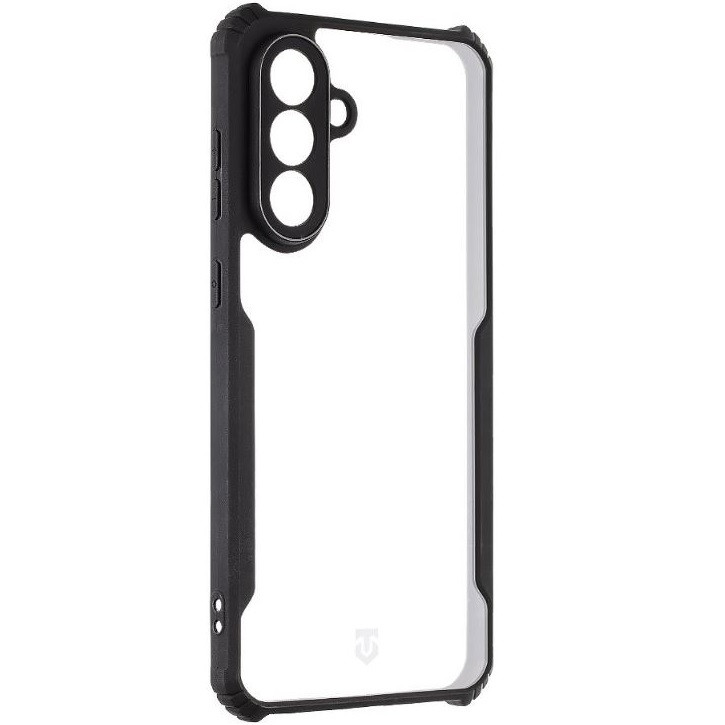 Samsung Galaxy A56 5G SM-A566B, Szilikon tok, közepesen ütésálló, légpárnás sarok, Tactical Quantum Stealth, átlátszó/fekete (TS12261)