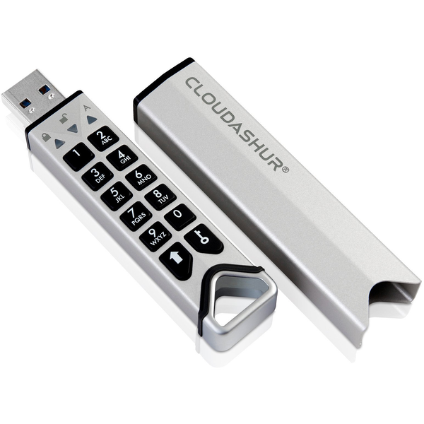 iStorage CloudAshur USB-nøgle 256 GB USB Type-A 3.2 Gen 1 (3.1 Gen 1) Sølv