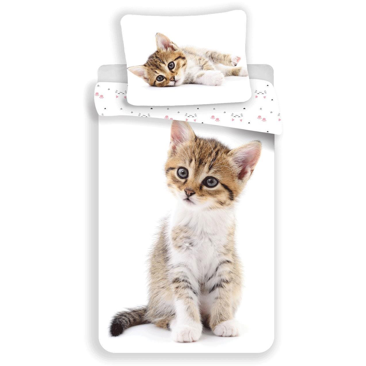 Jerry Fabrics Kitten white 140×200 cm (8592753018132)