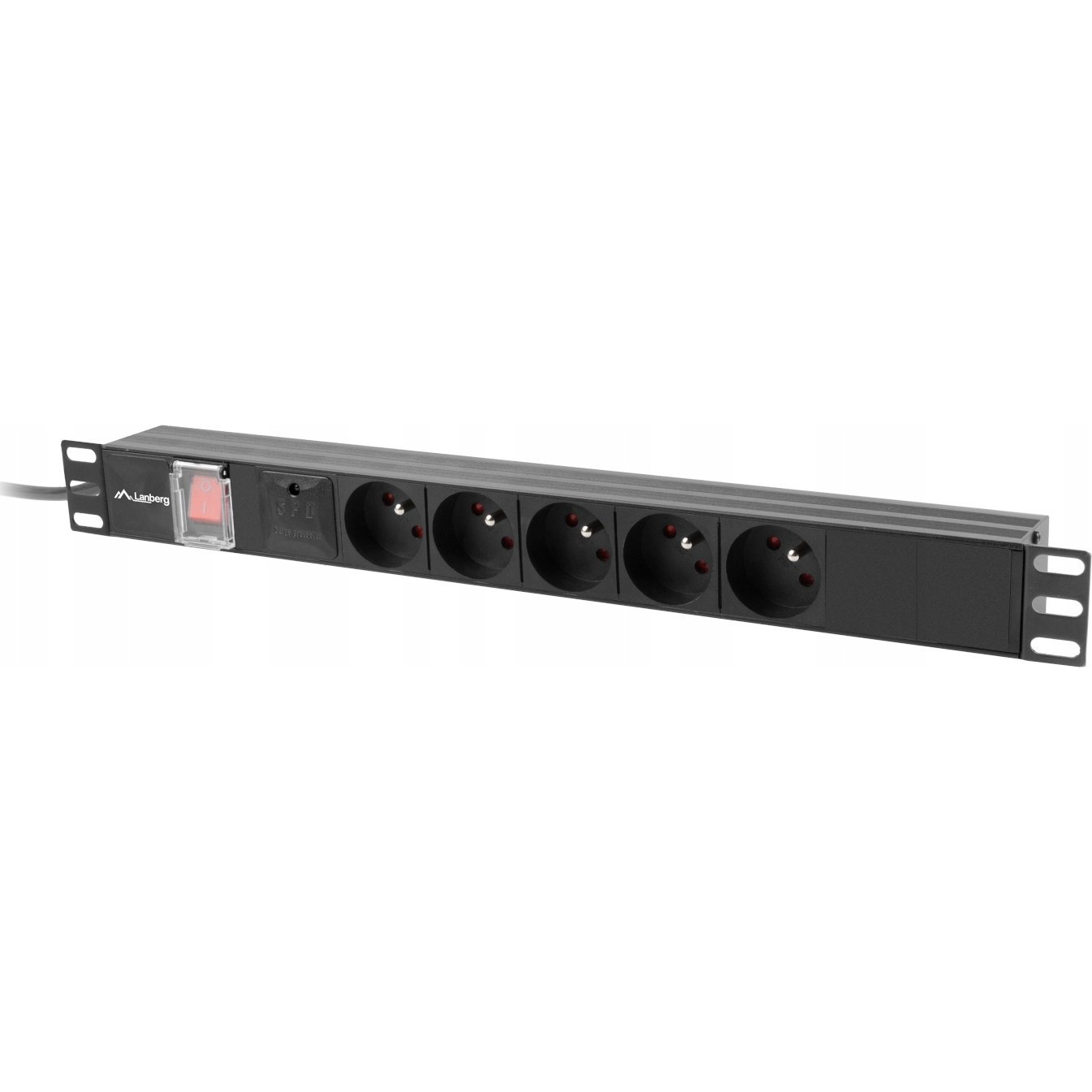 Lanberg PDU-05E-0200-BK 1U 19