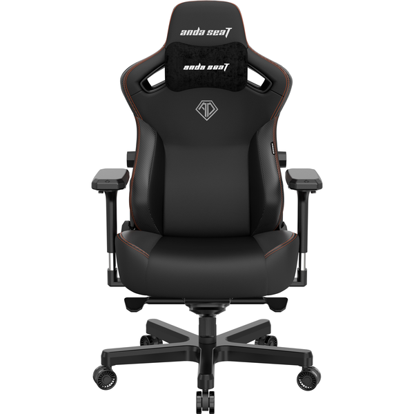Andaseat Kaiser 3 L Elegant Black Pvc Leather