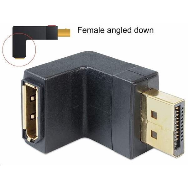 Adaptér DeLock 65382 čierny