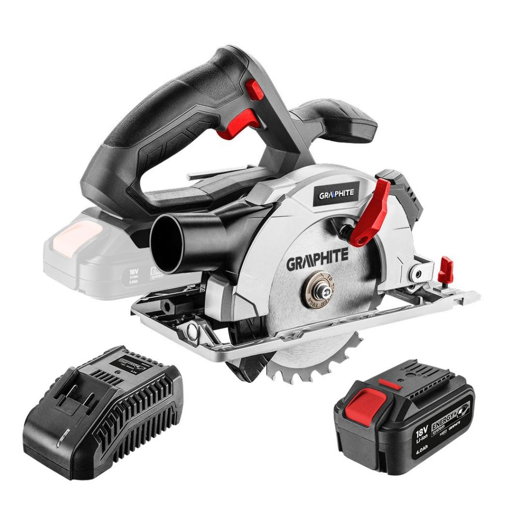 Graphite 58G008-BC akkus körfűrész szett Energy+ 18V/4Ah akku+töltő (58G008-BC)