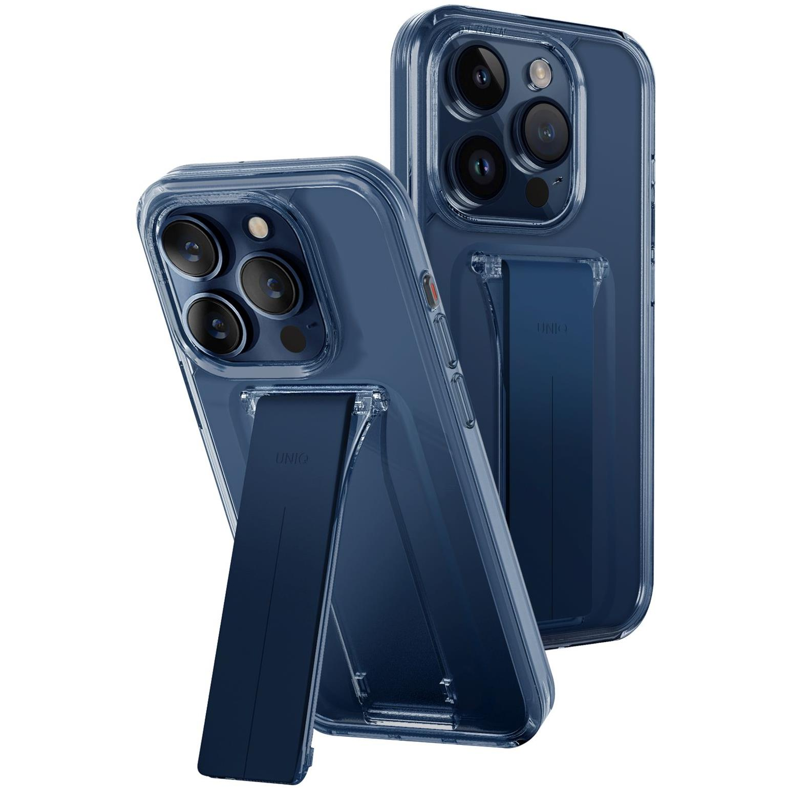 UNIQ Heldro Mount+ iPhone 15 Pro Ultramarine (Deep blue) tok tartóval (UNIQ-IP6.1P(2023)-HELMDBLU)