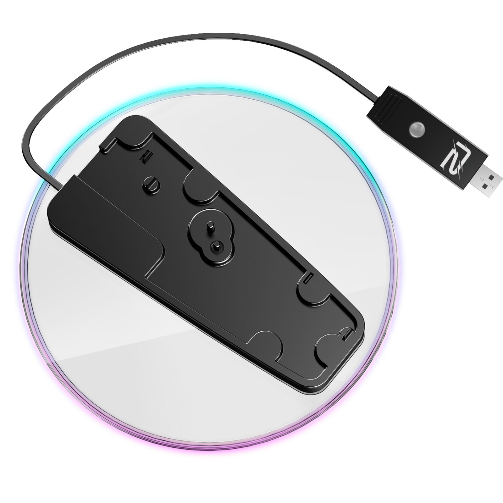 ready2gaming PS5 RGB Konzol Állvány - Áttetsző (P5LIGHTSTAND)