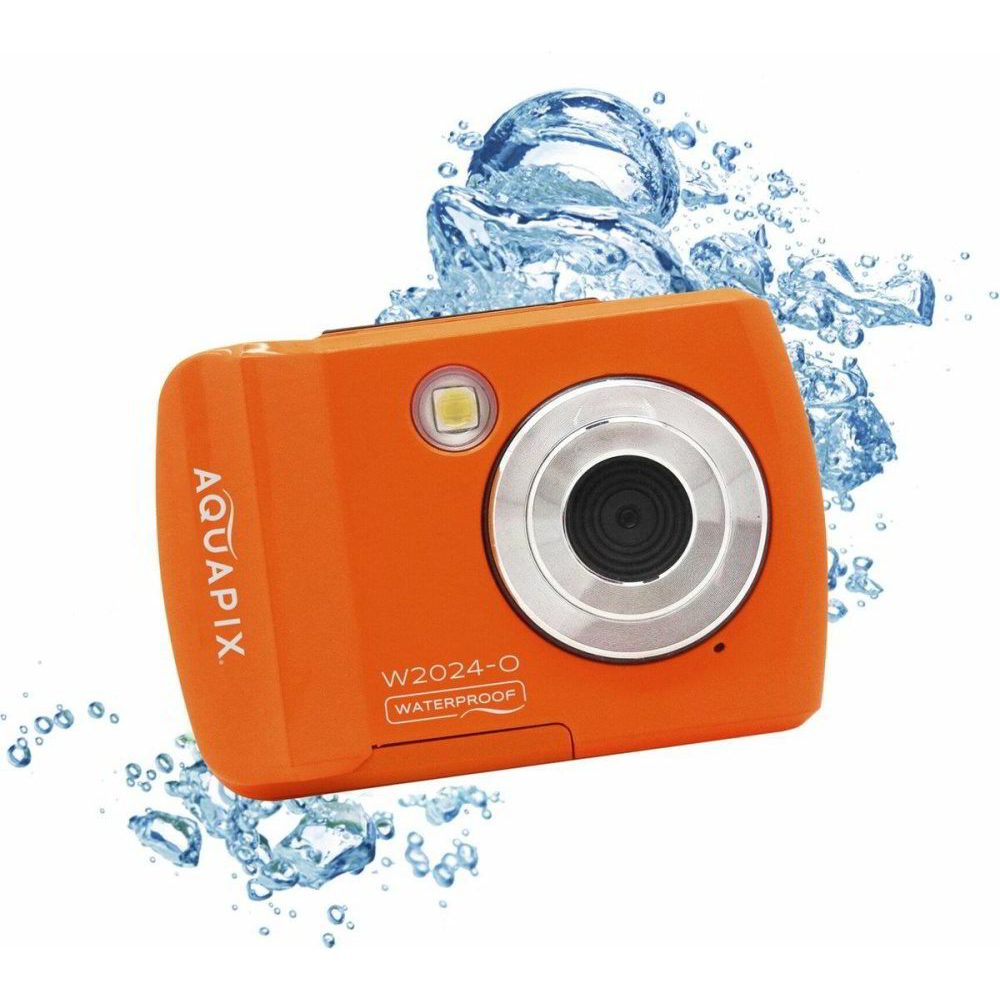 Easypix Aquapix W2024 Splash Vízálló Digitális fényképezőgép - Narancssárga (10068)