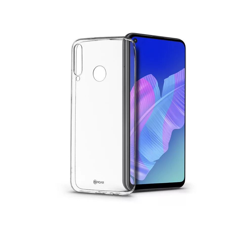 Husa pentru telefon cu protectie spate din silicon ROAR ALL DAY (ultra-subtire), transparenta [Huawei P40 Lite E / Y7p]