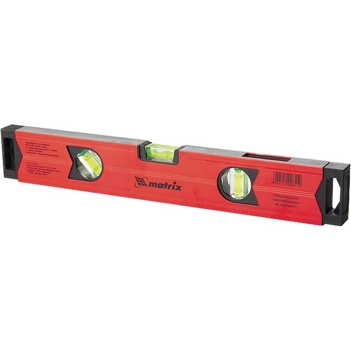 MTX 400mm alumínium vízmérték mágneses 2+1 tükrös libella (347049) (347049)