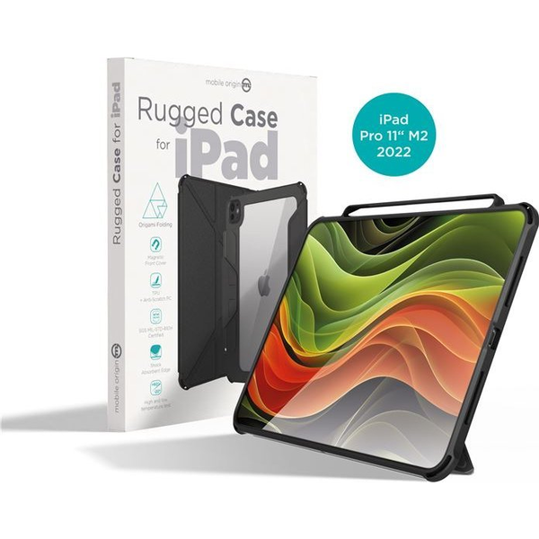 Mobile Origin Rugged Case, black - iPad Pro 11" M2 2022 4th gen