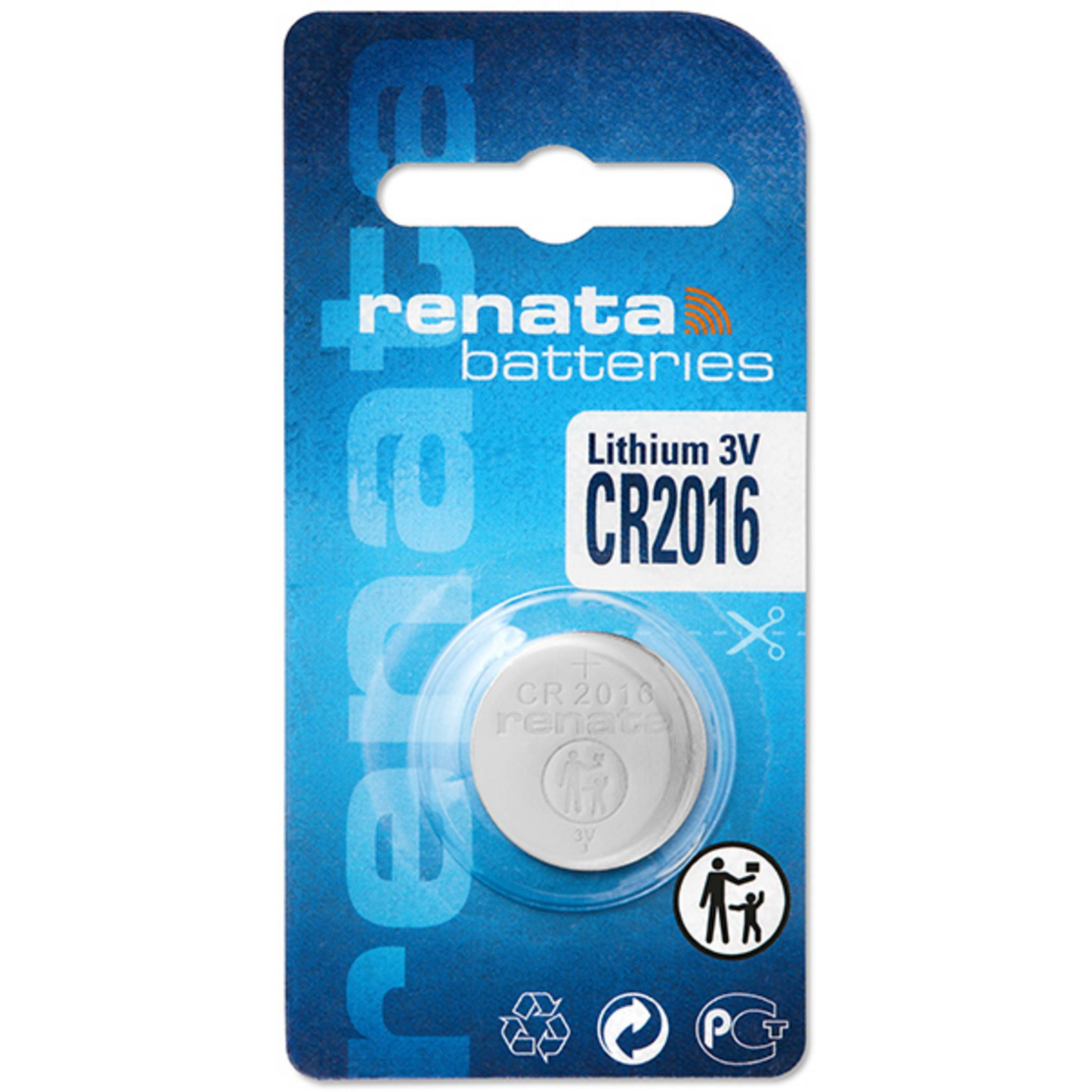 Renata Gombelem CR 2016 3 V 1 db 90 mAh Lítium (X704448) (X704448)