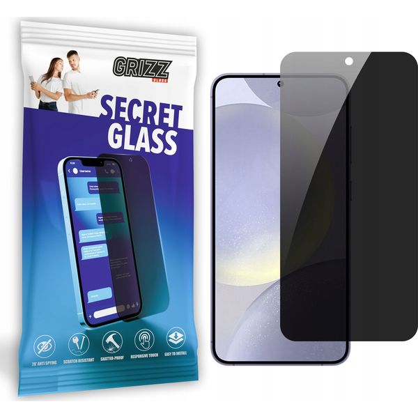  GrizzGlass Szkło prywatyzujące GrizzGlass SecretGlass do Samsung Galaxy S24+ Plus