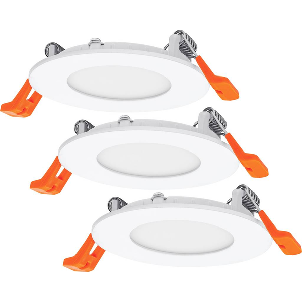 Osram Downlight Slim Set 3 x 85mm 3000K  LED-es kültéri fali lámpa 4.50 W Fehér (4099854445866)