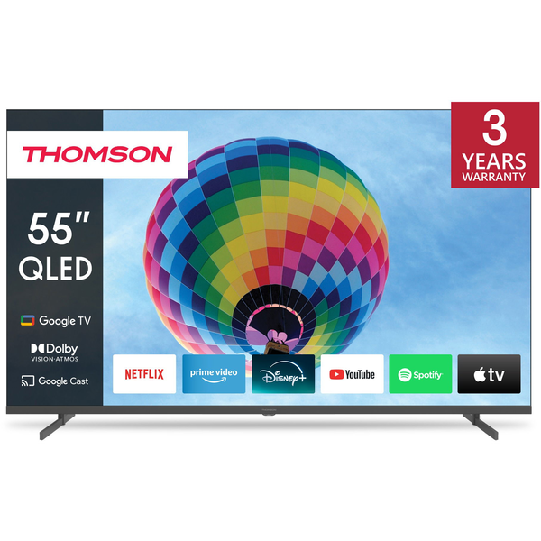 SMART TV 55'' QLED THOMSON 55QG4S14 4K GOOGLE TV DOLBY ATMOS
