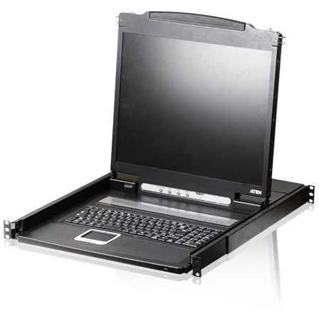 ATEN CL1000N rack console 48,3 cm (19") Zwart 1U
