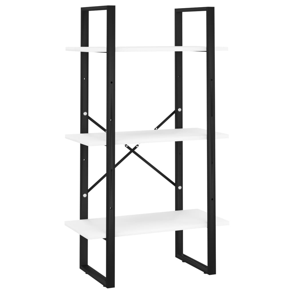 fehér forgácslap tárolópolc 60 x 30 x 105 cm (806507)