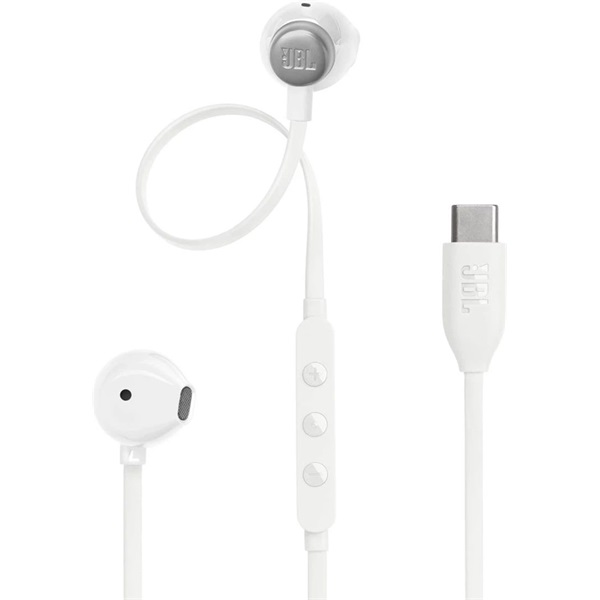Jbl Tune 305c Auriculares Alámbrico Dentro De Oído Llamadas/música Usb Tipo C Blanco