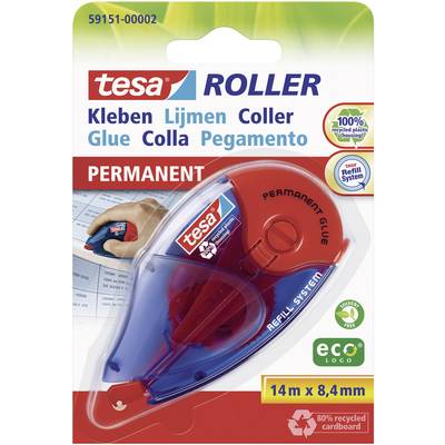 tesa Kleberoller 14m 8,4mm permanent ecoLogo Blister