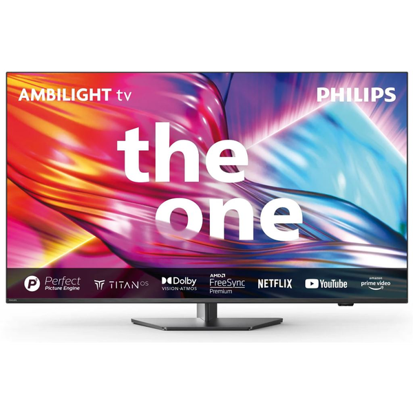 Телевизор Philips AMBILIGHT tv LED 50PUS8919, 50"(126 см), Smart TV, Ultra HD 4K, Клас F (Модел 2024)