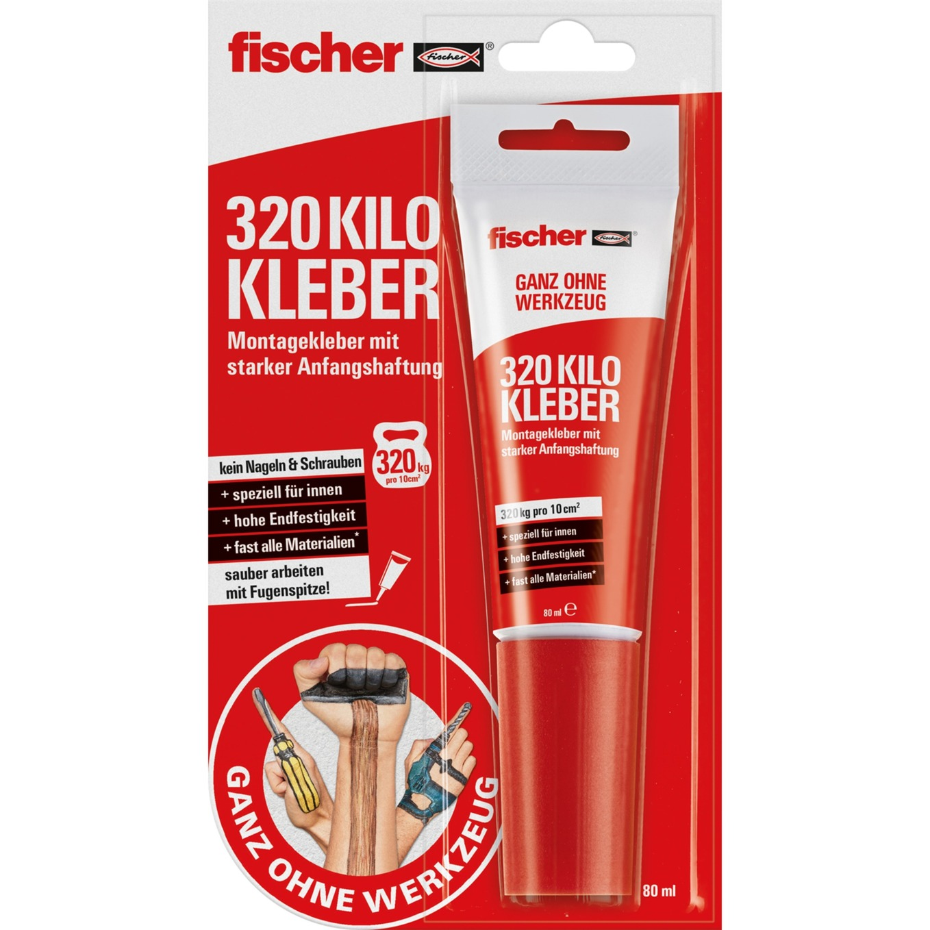 Fischer Gow 320 Kiló Ragasztó - 80ml (545861)