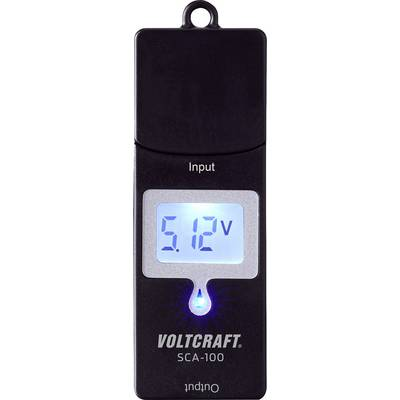 USB töltő adapter és töltés ellenőrző, Smart készülékekhez VOLTCRAFT SCA-100 (SCA-100)