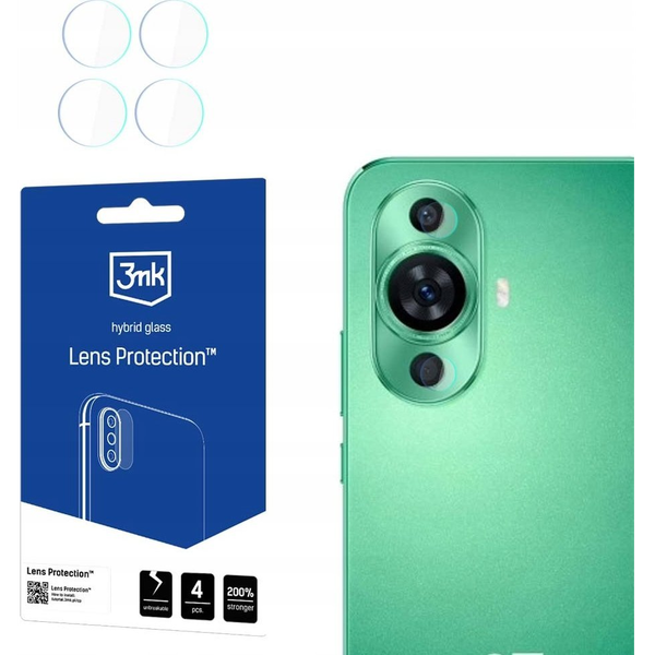 3MK защита за обектив Huawei Nova 12 протектор за обектив на камера 4 бр