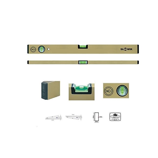 SŁOWIK VÍZMÉRTÉK ARANY P01 1200mm (10121)