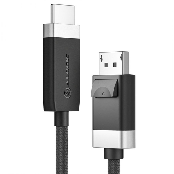 ALOGIC FUDPHD2-SGR cavo e adattatore video 2 m DisplayPort HDMI Nero, Grigio