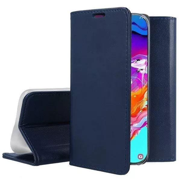 Gigapack Apple iPhone 14 Pro bőr hatású tok sötétkék (GP-125529) (GP-125529)