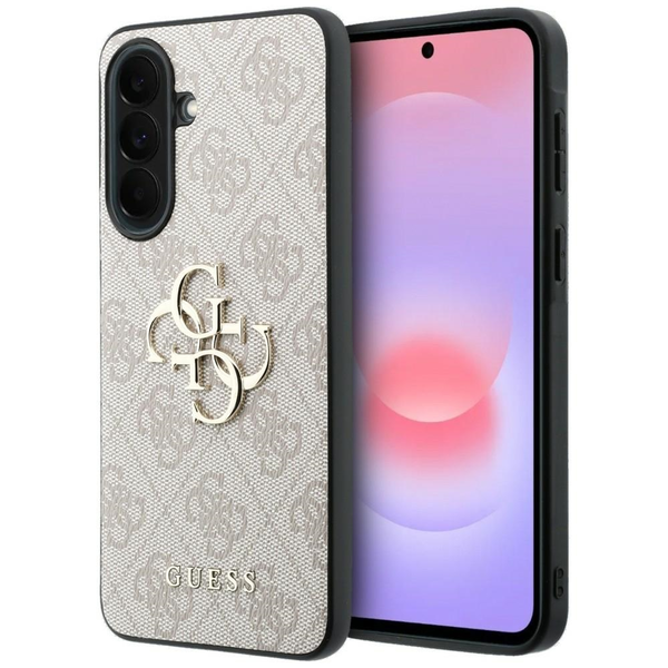 GUESS PU 4G Metal Logo tok Samsung Galaxy A37 rózsaszín GUHCSA374GMGPI