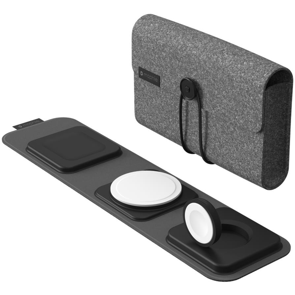 Mophie 3in1 MagSafe utazótöltő, fekete