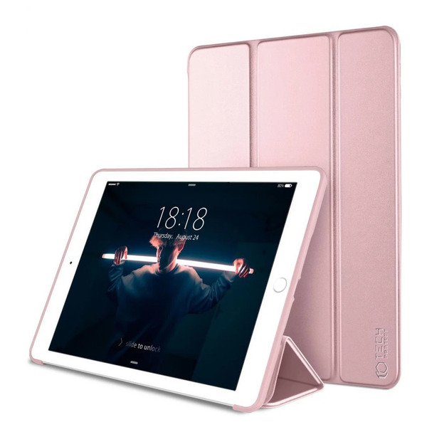 TECH-PROTECT SMARTCASE iPad 9,7” tok 5/6 2017-2018 készülékhez rózsaarany