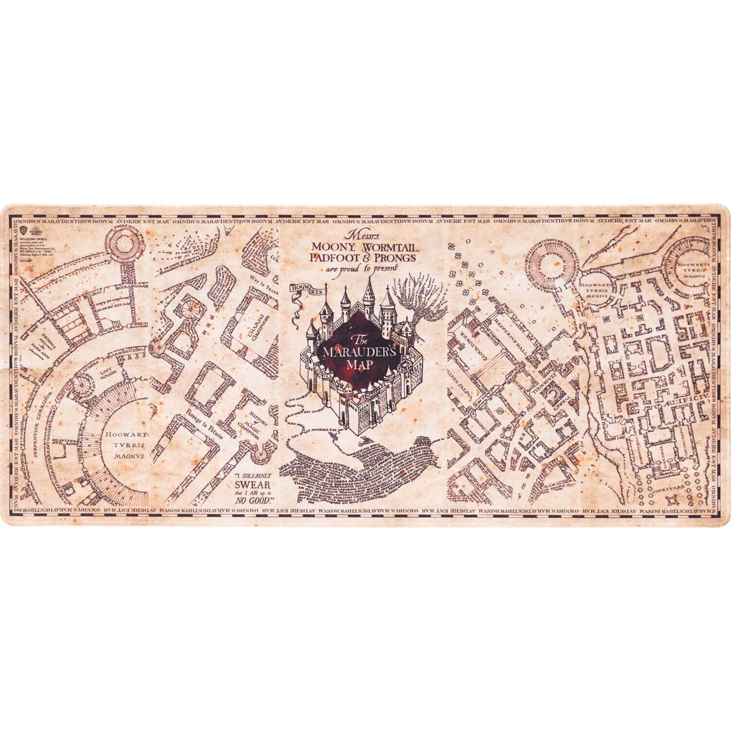 Harry Potter - Marauders Map - gamer egérpad asztalra (8435497262174)