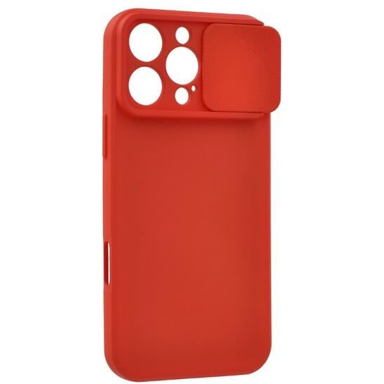 Gigapack Apple iPhone 16 Pro Max 5G kameravédős szilikon tok matt piros (GP-163063) (GP-163063)