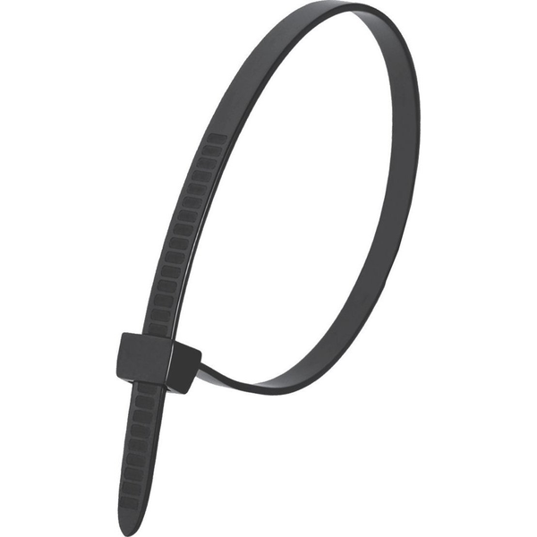  Dedra Nylonowe opaski zaciskowe czarne 7,6x370mm (100szt.)