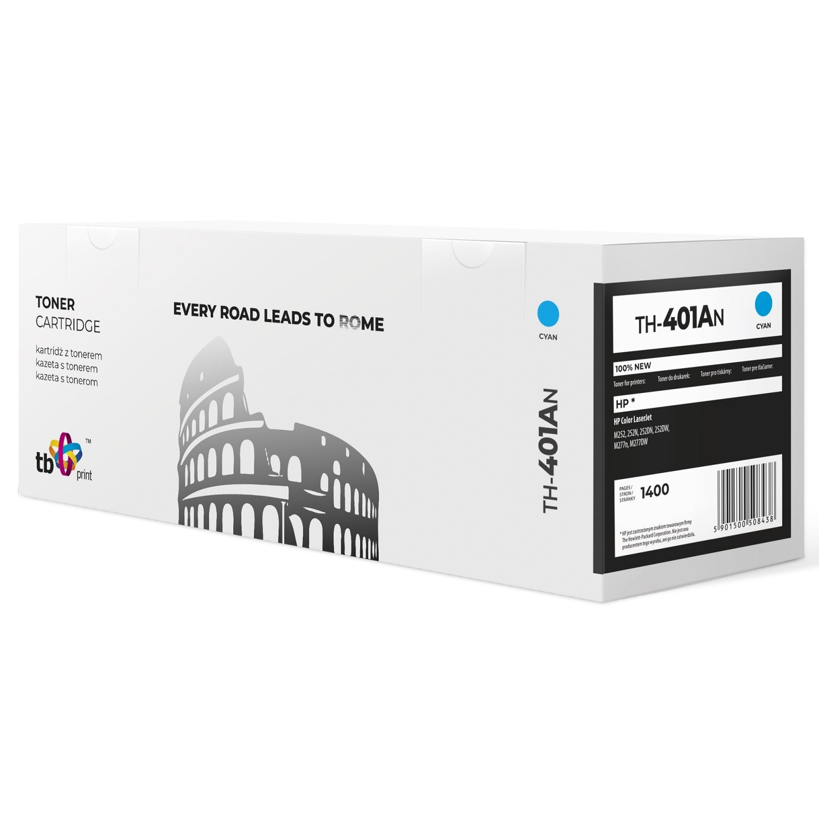 TB (HP CF401A 201A) Toner Cián - Chipes (TH-401AN)